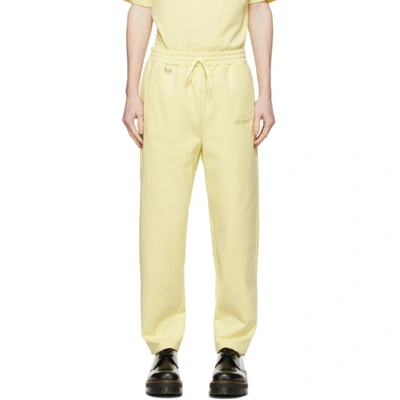 Shop Doublet Yellow 'with My Friend' Sweatpants