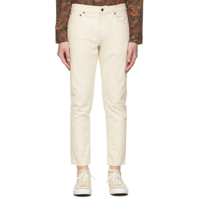 Shop Nudie Jeans Off-white Gritty Jackson Jeans In Dusty White