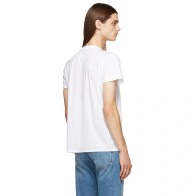 Shop Maison Margiela White Classic T-shirt In 100 White