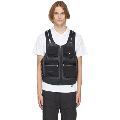 Shop Nike Black Sportswear City Made Vest In Black/black/white