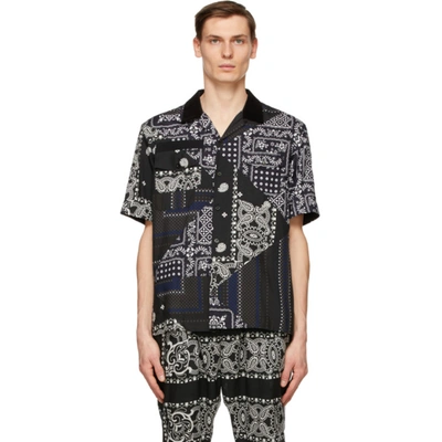 Sacai Black & Navy Hank Willis Thomas Edition Mix Print Archive