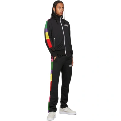 Shop Palm Angels Black Missoni Edition Track Jacket In Blac White