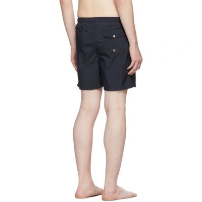NOAH NAVY CORE SWIM SHORTS 