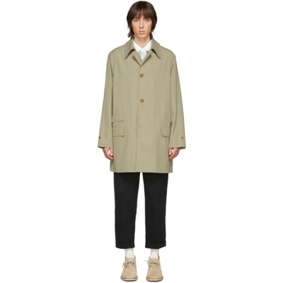 Shop Beams Beige Travel Coat In 20 Beige