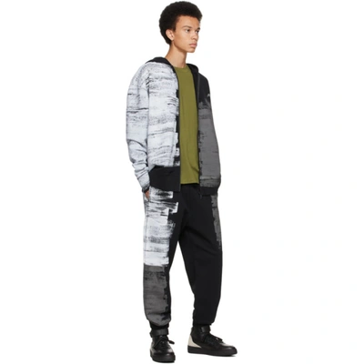 Shop A-cold-wall* Black Brush Stroke Lounge Pants