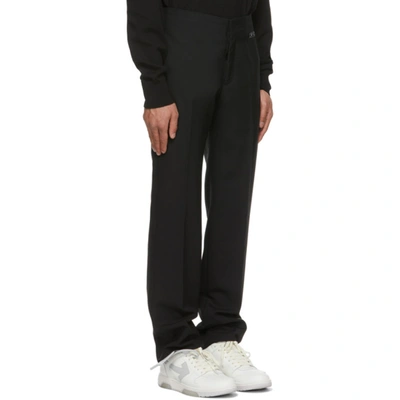 Shop Off-white Black Clean Trousers In Black No Color