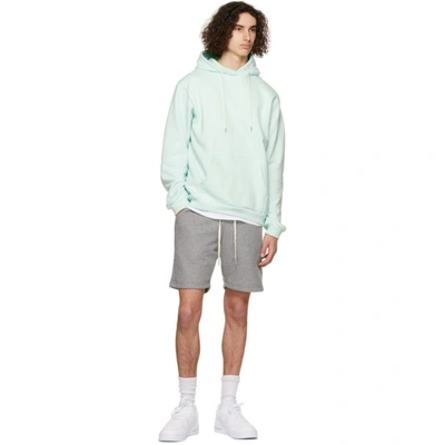 Shop John Elliott Green Beach Hoodie In Mint