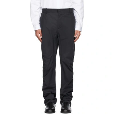 Shop A-cold-wall* Black Ruche Technical Trousers