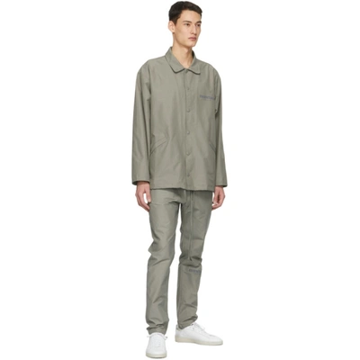 Shop Essentials Khaki Souvenir Jacket In Taupe