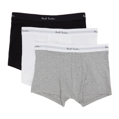 Shop Paul Smith Three-pack Multicolor Boxer Briefs In 2a Pack