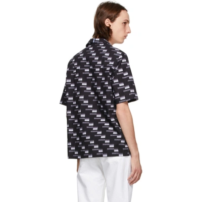 MCQ 黑色 FANTASMA 系列 YOKE CASUAL 短袖衬衫