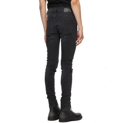 Diesel D-istort-x Skinny-fit Jeans In Black | ModeSens
