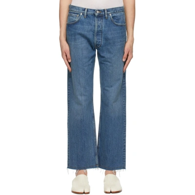 Shop Maison Margiela Blue 5-pocket Jeans In 961 Vintage Indigo