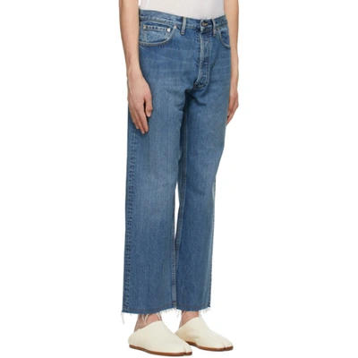 Shop Maison Margiela Blue 5-pocket Jeans In 961 Vintage Indigo