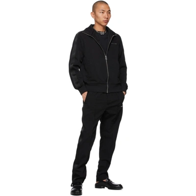 Shop Alyx Black Pinched Seam Track Pants In Black 14539939