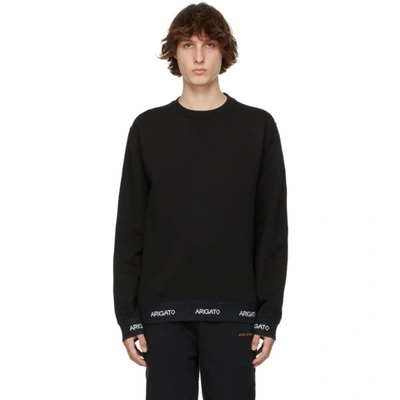 Shop Axel Arigato Black Feature Sweatshirt
