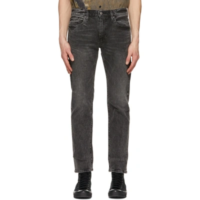 Shop Levi's Grey 502 Taper Flex Jeans In Kingbee