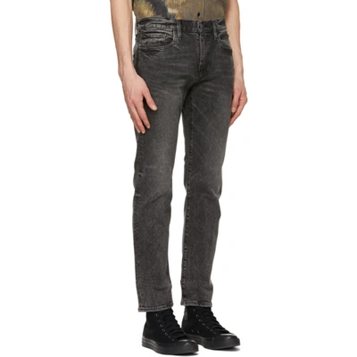 Shop Levi's Grey 502 Taper Flex Jeans In Kingbee