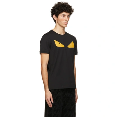 Shop Fendi Black Bad Bugs T-shirt In F0qa1 Black