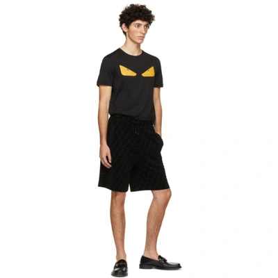 Shop Fendi Black Bad Bugs T-shirt In F0qa1 Black