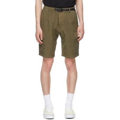 Shop Gramicci Green Ripstop Cargo Shorts In Olive