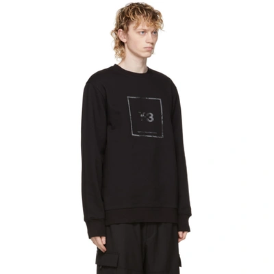 Shop Y-3 Black U Square Sweatshirt