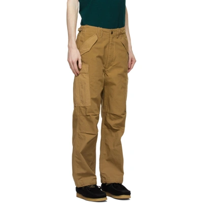 Shop Nanamica Tan Cordura® Ripstop Cargo Pants In Khaki Beige