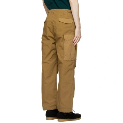 Shop Nanamica Tan Cordura® Ripstop Cargo Pants In Khaki Beige