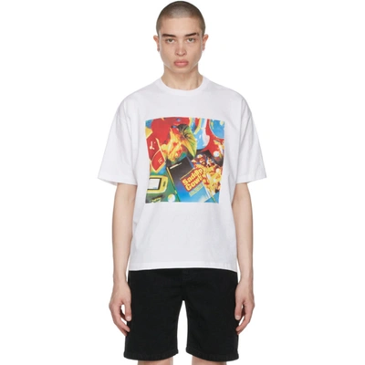 Shop Opening Ceremony White Cowboy Print T-shirt In White/multi