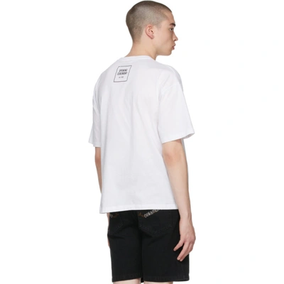 Shop Opening Ceremony White Cowboy Print T-shirt In White/multi