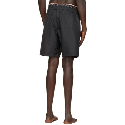 Shop Versace Black Medusa Swim Shorts In A1008 Blk
