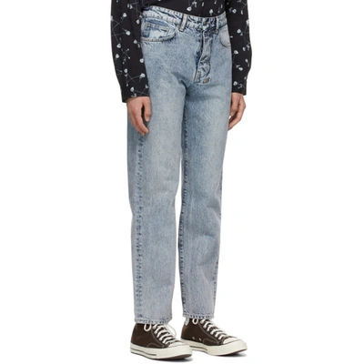 Shop Ksubi Blue Anti K Jeans In Denim