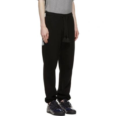 Shop Moncler Genius 5 Moncler Craig Green Black Drawstring Lounge Pants In 999 Black