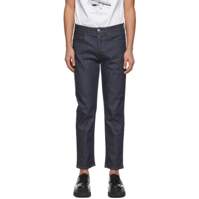 Shop Acne Studios Indigo Slim Tapered Jeans In Indigo Blue