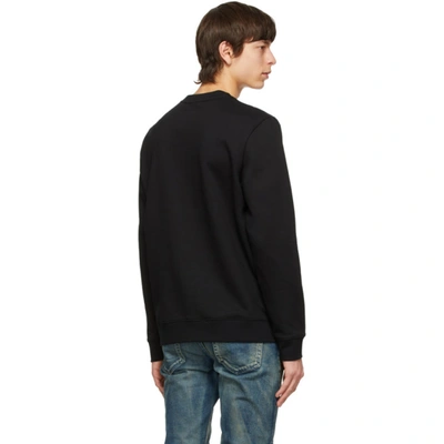 Shop Hugo Black Dicago Sweatshirt In 001 Black