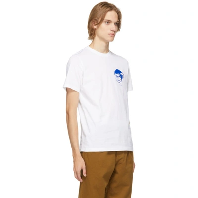 Shop Ps By Paul Smith White Logo Print T-shirt In 1 White