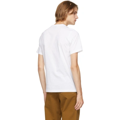 Shop Ps By Paul Smith White Logo Print T-shirt In 1 White