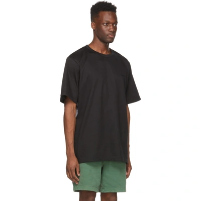 Shop Juunj Black Layered T-shirt In 5 Black