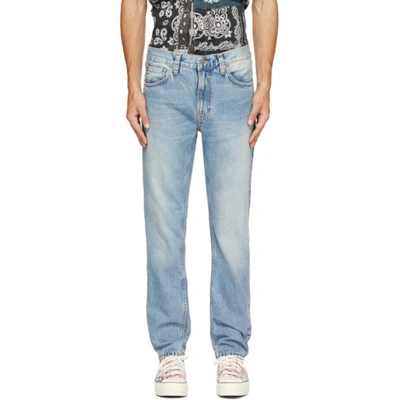 Shop Nudie Jeans Blue Gritty Jackson Jeans In Light Depot