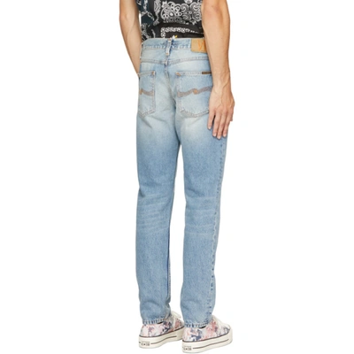 Shop Nudie Jeans Blue Gritty Jackson Jeans In Light Depot