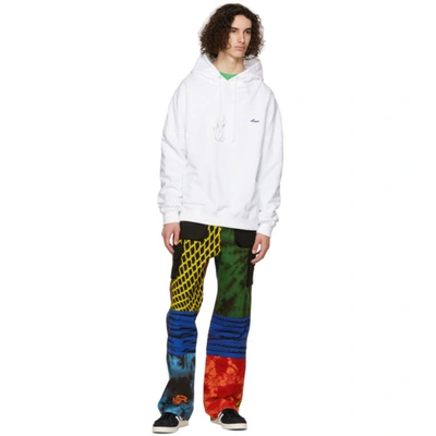 Shop Agr Ssense Exclusive Multicolor Hand-printed Cargo Pants In Multi Pocke