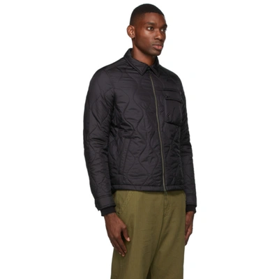 Shop Belstaff Black Quilted Wayfare Jacket In 90000 Black