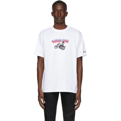 Shop Apc White Gimme Five Edition Garry T-shirt In Aab White