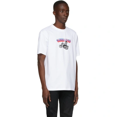 Shop Apc White Gimme Five Edition Garry T-shirt In Aab White