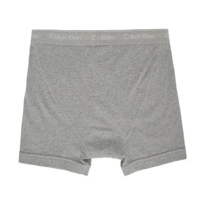 Shop Calvin Klein Underwear Three-pack Multicolor Classic Fit Boxer Briefs In 900 Bkgrywh