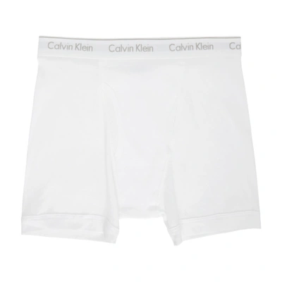 Shop Calvin Klein Underwear Three-pack Multicolor Classic Fit Boxer Briefs In 900 Bkgrywh