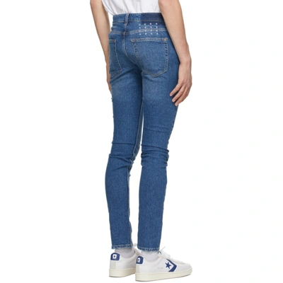 Shop Ksubi Blue Van Winkle Jeans In Denim