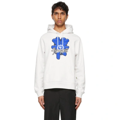 Shop Marc Jacobs White Heaven By  Lover Bear Hoodie In 134 Chalk