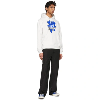 Shop Marc Jacobs White Heaven By  Lover Bear Hoodie In 134 Chalk