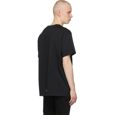 Shop Givenchy Black Oversized Trompe L'œil T-shirt In 001-black